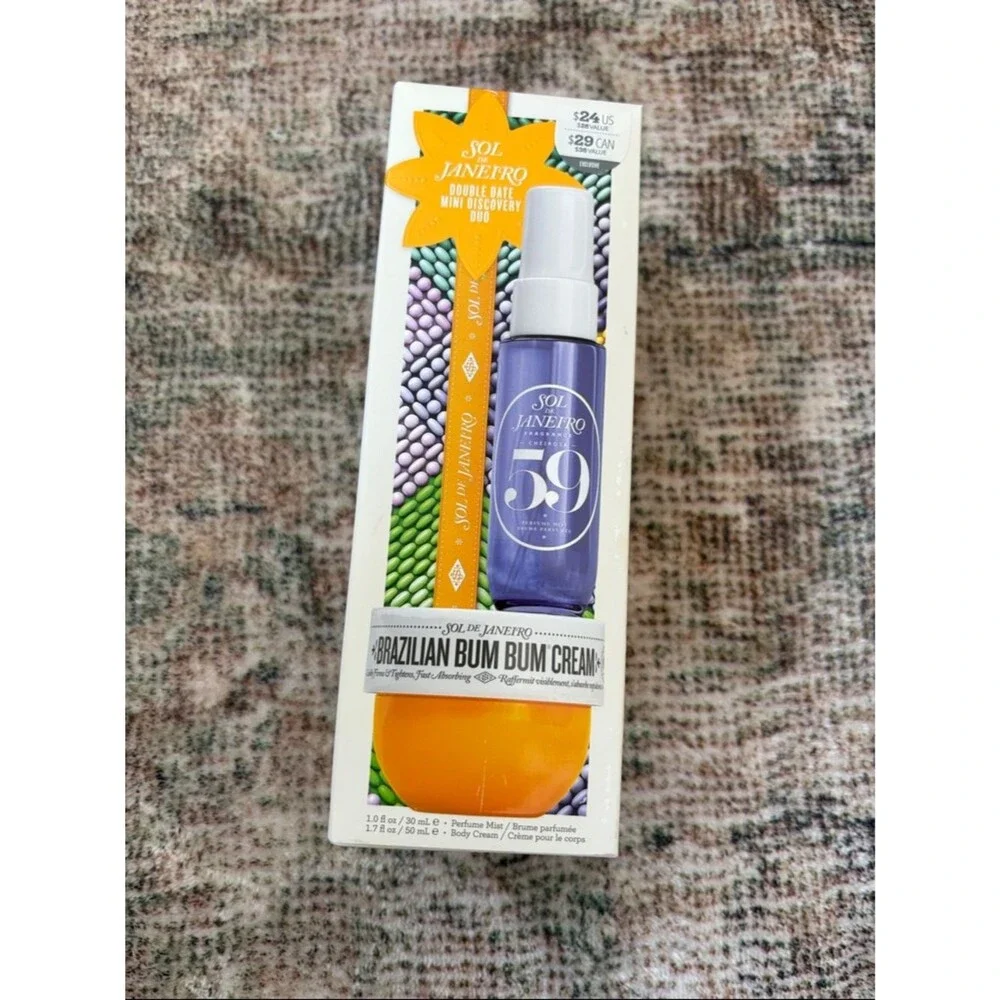 Sol de Janeiro Mini Discovery Duo – Purple & Orange Travel Set